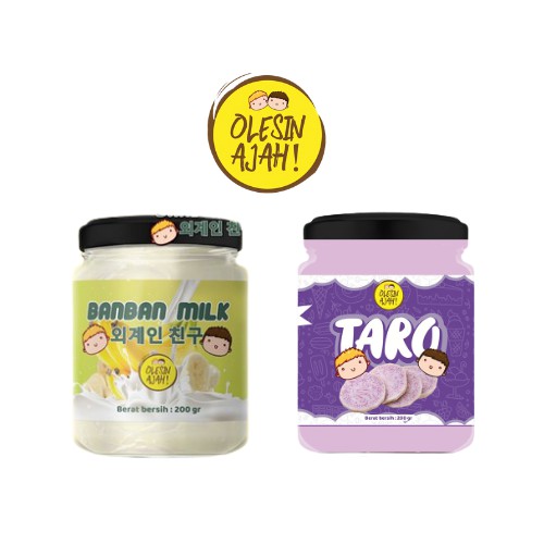 

Promo OlesinAjah Selai Ban Ban Milk 200Gr + Taro 200Gr