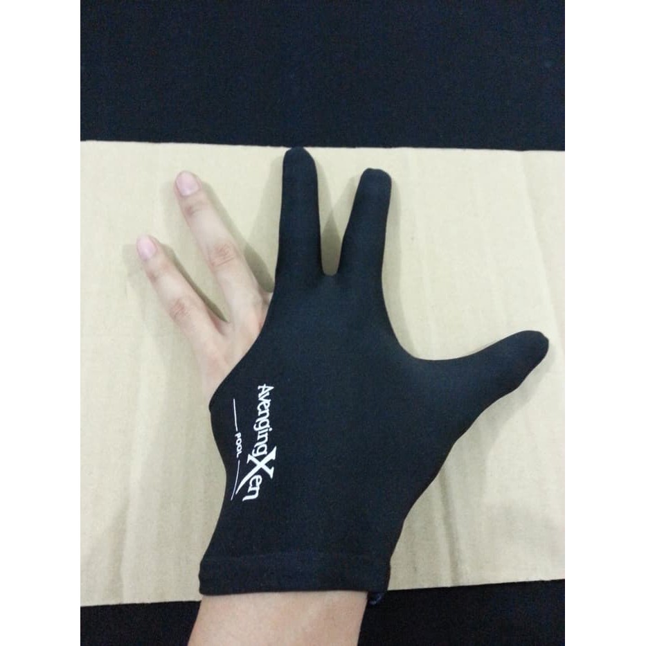 >> Glove Billiard Avengingxen Hitam | Billiard Glove Promo 
