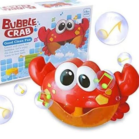 bubble crab bath toy