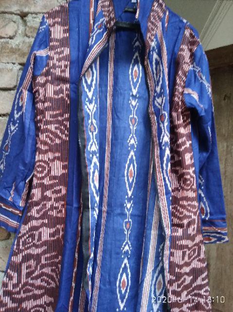 Terlaris Serut Genes Jelita Tunic Navbor Yelbor Whitbor Creambor Tunik Batik Modern Hrb030 Dolbi Dob