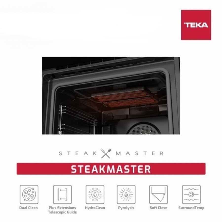 Oven Tanam Listrik/Built In Electric Oven Teka Steak Master 60cm