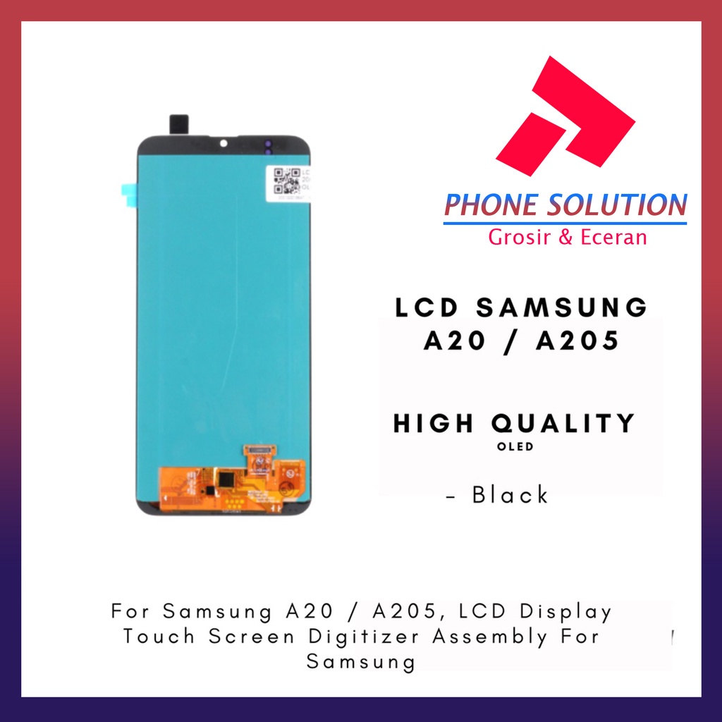 LCD Samsung A20 / LCD Samsung A205 100% Original Fullset Touchscreen // Supplier LCD Samsung - Garansi 1 Bulan