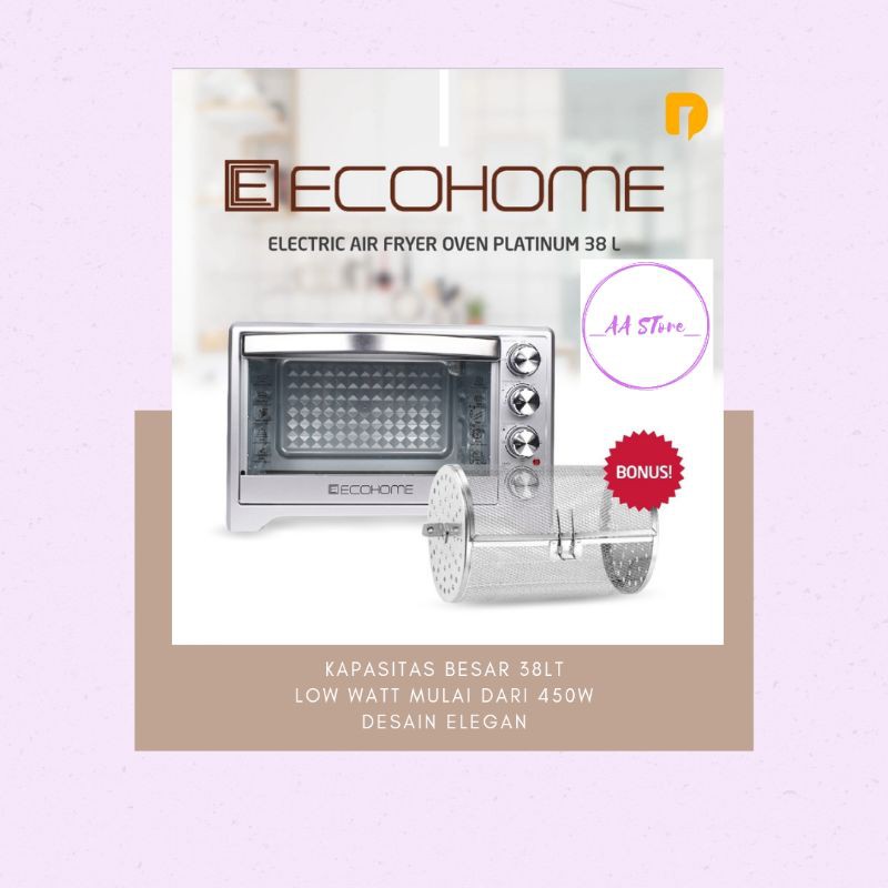 Dusdusan Ecohome Electric Air Fryer Oven Platinum 38L.