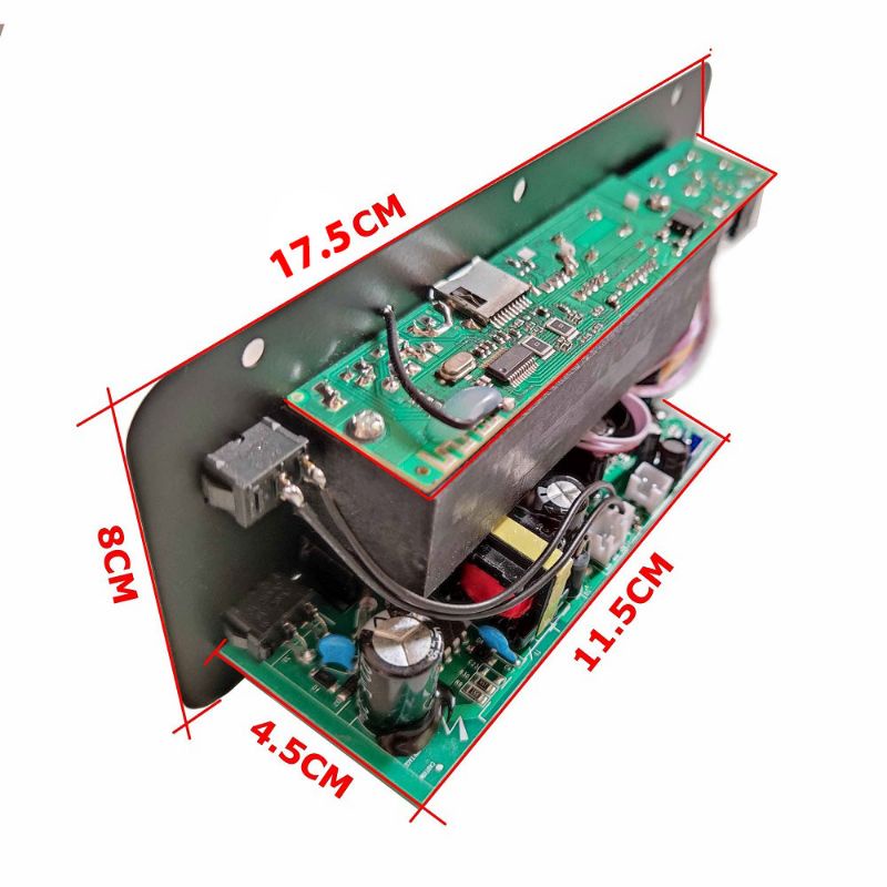 Amplifier Board Audio Bluetooth USB FM Radio TF Player Subwoofer DIY 400W