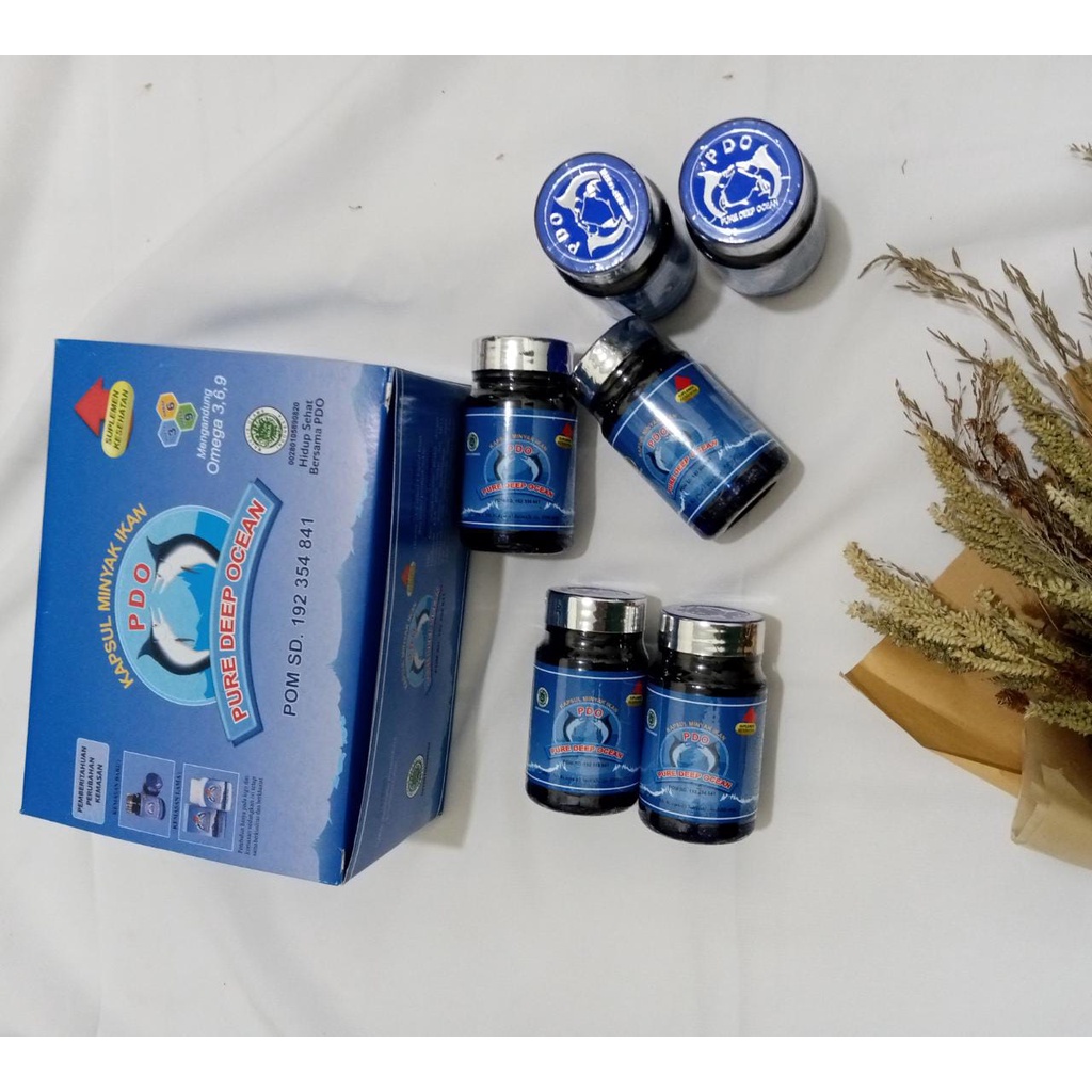PDO 354 Suplemen Kapsul Minyak Ikan Original BPOM