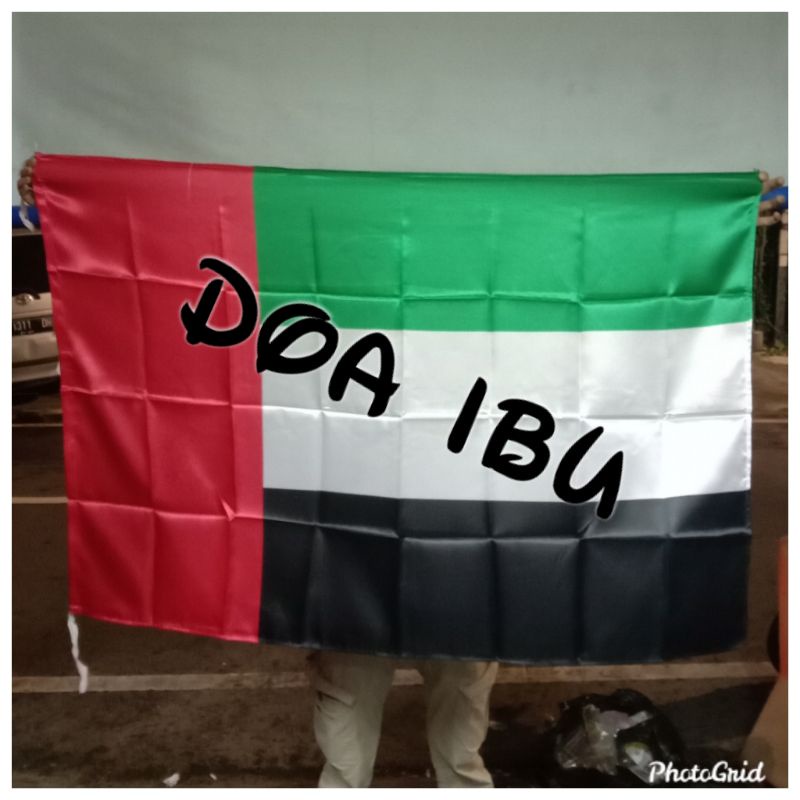 

best seller bendera UNI EMIRAT ARAB bahan satin 90cm x 135cm