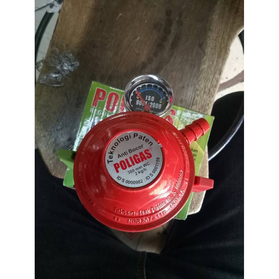 regulator gas double lock poligas