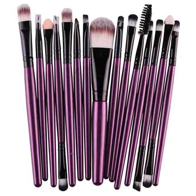 Toiletry Kit Brush Alat Make Up 15 Set