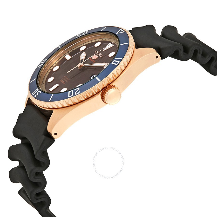 Seiko 5 Sports SRPB96K1 Submariner Brown Dial - Jam Tangan Pria SRPB96