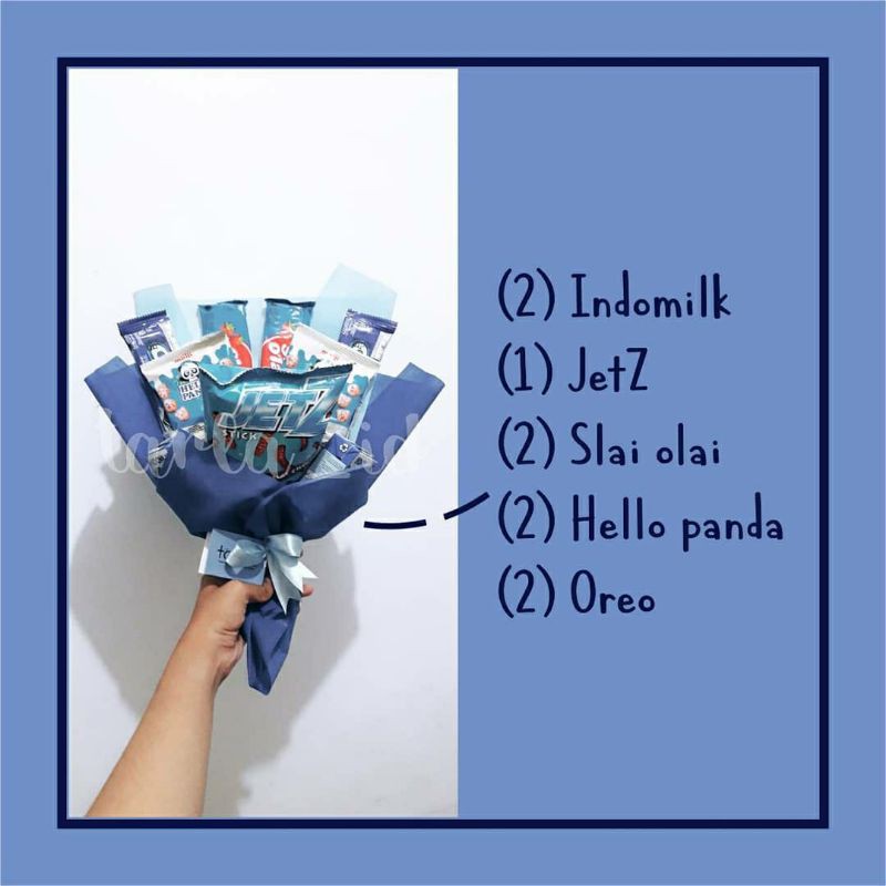 

Buket Biru 35ribu/Buket Indomilk/Susu Kotak Ultramilk