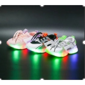 DARPA Sport Sneakers Kids Shoes LED Import Size 21-30 Usia 1-5 Tahun