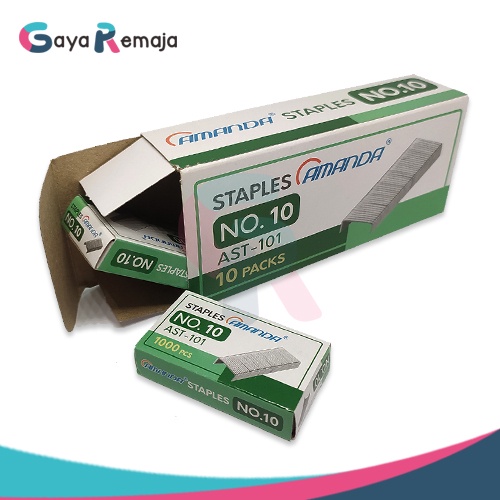 

Isi Staples No 10 / Isi Staples 1 Lusin Isi 10 Pak