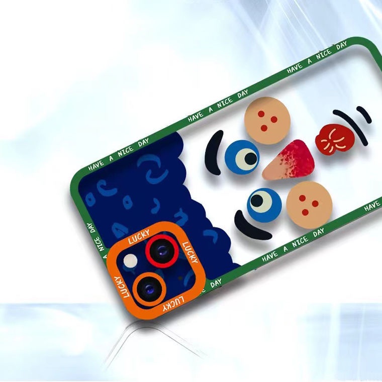 IPHONE Soft Case Silikon Transparan Motif Anak Laki-Laki / Perempuan 13 / 12pro Max / 11 / XS / XR / X / 8 / 7 / 6plus Mini