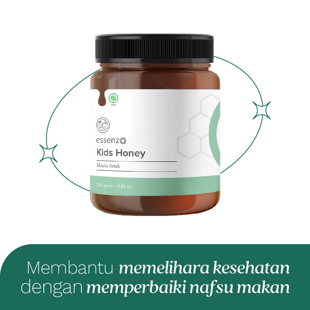 

Essenzo Kids Honey - Madu Fungsional untuk Bantu Meningkatkan Nafsu Makan