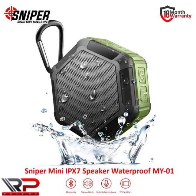 SNIPER mini bluetooth waterproof speaker
