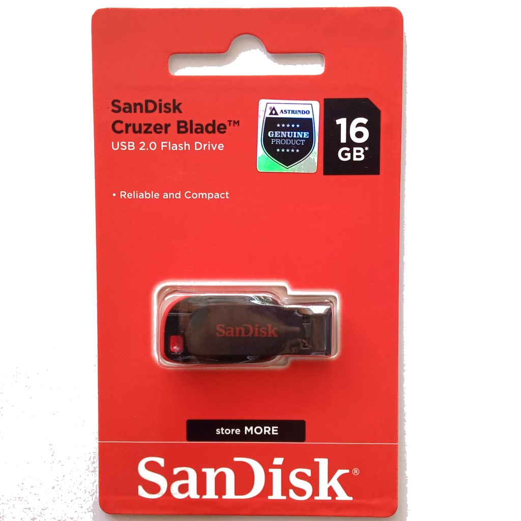 Sandisk Cruzer Blade 2.0 16 GB / Flashdisk Sandisk 16 GB / Flashdisk Original / Flashdisk Sandisk