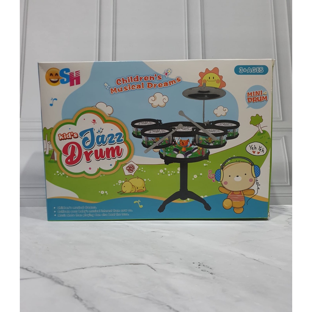 Lucky88toys ⭐⭐⭐⭐⭐MAINAN MUSIK JAZZ DRUM ANAK