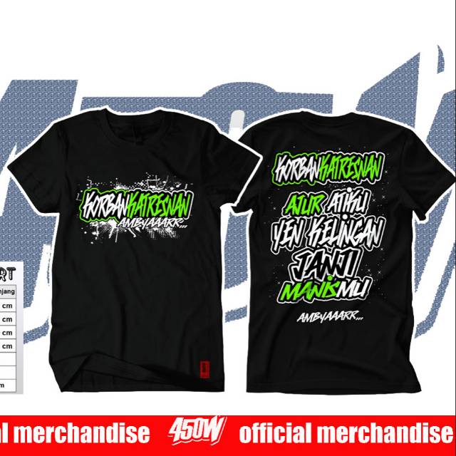 YANG LAGI VIRAL  Kaos ambyar katresnan / kaos kata / kaos pria (COD)