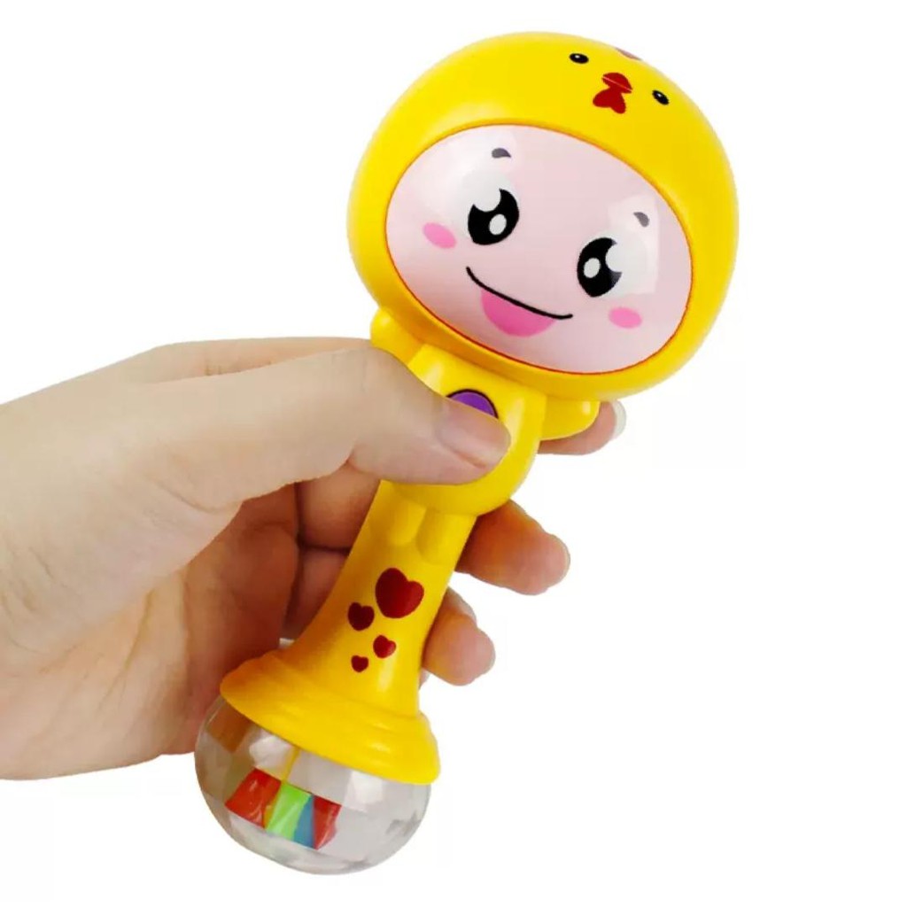 Mainan Bayi Murah Hand Music Shake Toys Tongkat Rattle Mainan Edukasi Anak