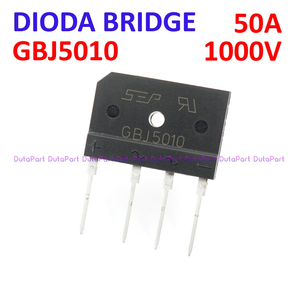 GBJ5010 50A 1000V GBJ 5010 Dioda Bridge Sisir Jembatan Rectifier Diode