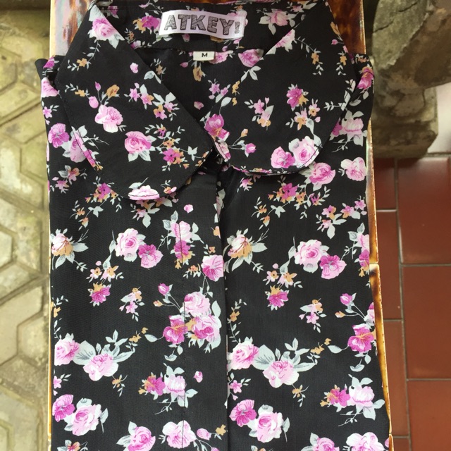 ATKEY FLOWER SHIRT/KEMEJA ATKEY BUNGA (PRELOVED)