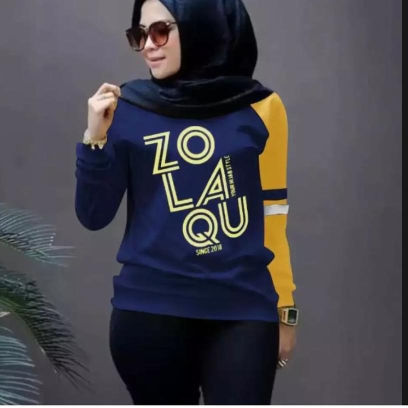 ☄ ZIPHORA_CLOTHING - BAJU ZOLAQU /SWEATER ZOLAQU () BAJU WANITA LENGAN PANJANG / SWEATER WANITA KEKI
