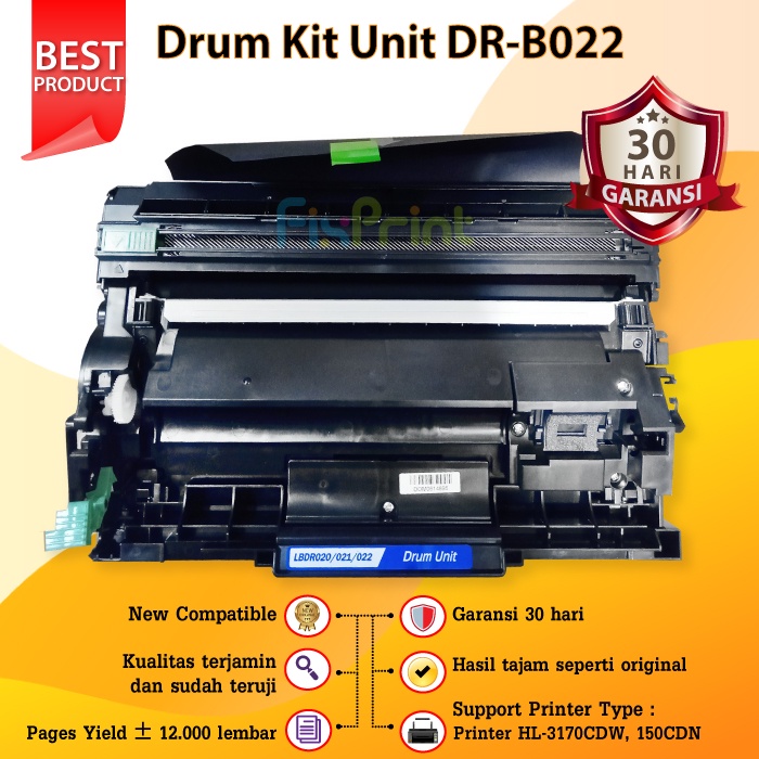 Drum Kit Unit Compatible DR-B022 DRB022 DR B022 Printer Brther Laserjet DCP-B7535DW