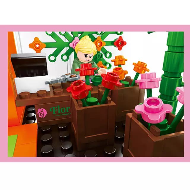 [MAINAN] SEMBO BLOCK FLORISTS SHOP 601023 - MAINAN EDUKATIF