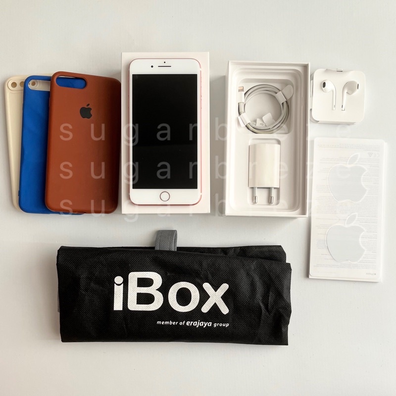 Iphone 7Plus 128GB Second ORI ibox FREE 3pcs Phonecase