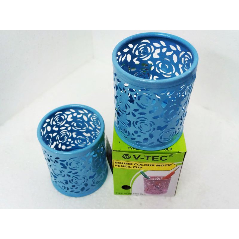 

Tempat Pencil Desk Pen Bulat Pencil Cup V-TEC 1506