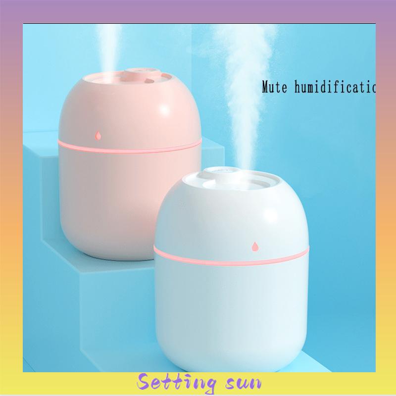 Ultrasonic Air Humidifier 7C Lampu Led Meja Meja Mini Portabel USB Alat Penyemprot Minyak Esensial Aroma Diffuser TN