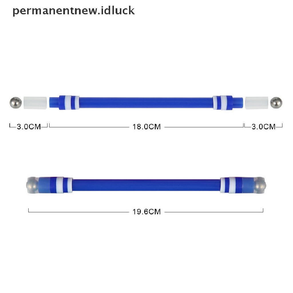 (luckypermanentnew) E11 Pulpen / Bolpoin Putar Bahan Baja Tanpa Isi Ulang