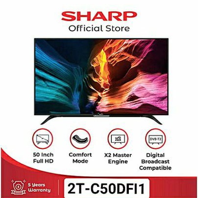 SHARP LED SMART TV 50INCH 2T-C50DF1I