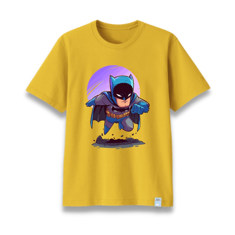 Baju Kaos FLASH X BATMAN Anak Usia 1-12 Tahun Bahan Combed 30s Warna Putih Hitam Benhur