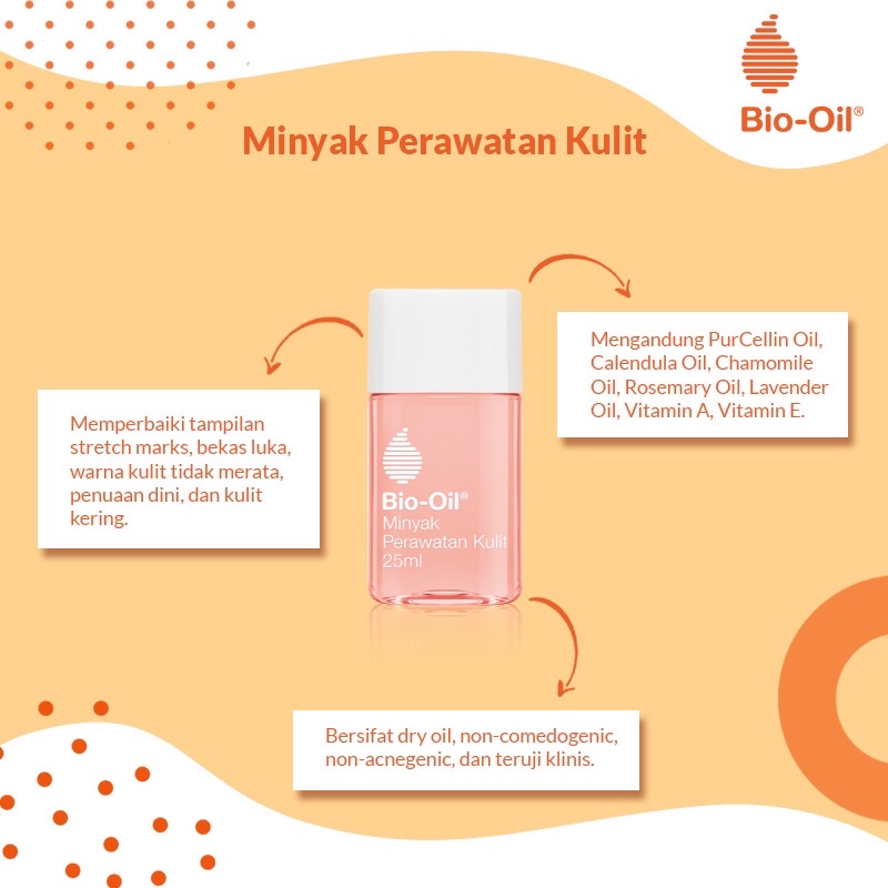 BIO OIL / Penghilang Bekas Luka / Penghilang Strech Mark / Selulit / Keriput / Kulit Kering / Scar ( Bio Oil 25ml 60ml 125ml 250ml) Bio Oil Dry Skin Gel Natural | Penghilang Bekas Jerawat