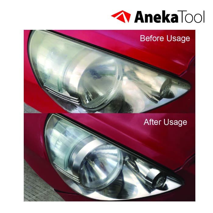 AnekaTool Restorasi Lampu Mobil Headlight Restoration Kit