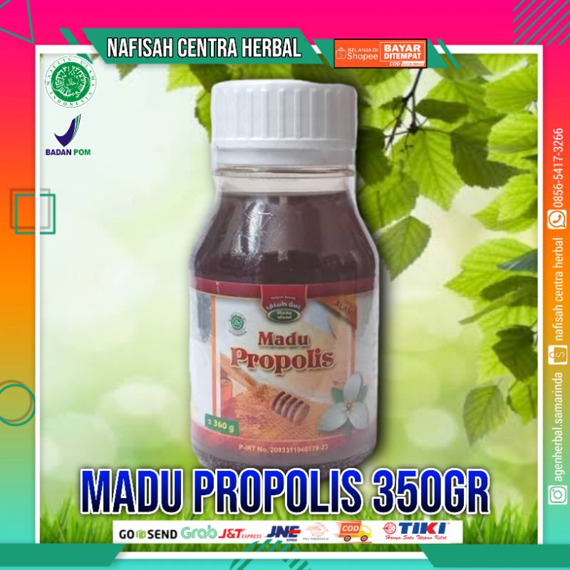 

Madu Propolis Al Ghuroba 100% Alami netto 360gram