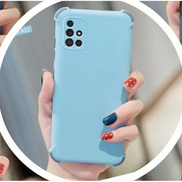 Oppo F17 Pro / Reno 4F Softcase Candy Crack Macaron 2 Tone Plus Pelindung Camera