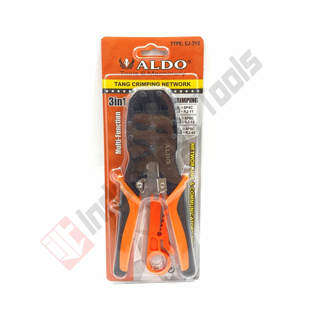 ALDO CJ-315 Tang Crimping Network - Tang Krimping RJ-11 RJ-12 RJ-45