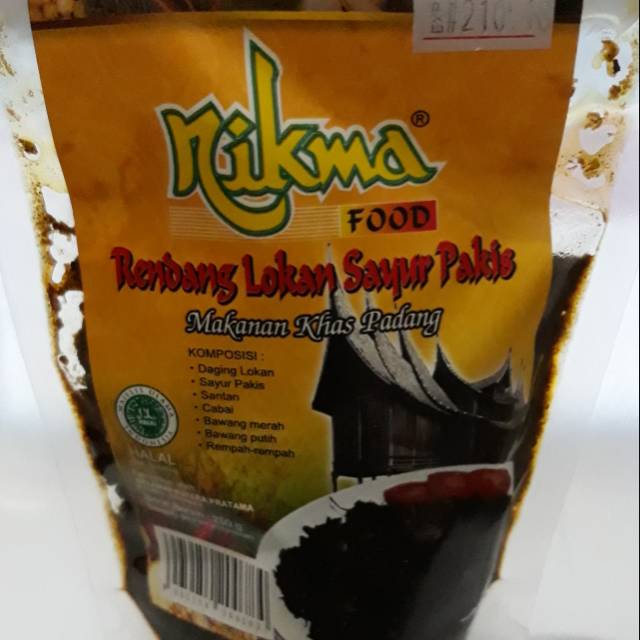 

Rendang lokan sayur pakis