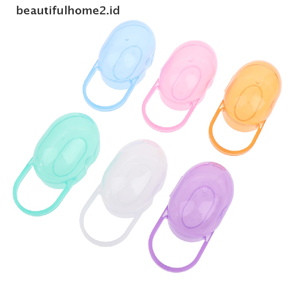 (Beautifulhome2.Id) 1pc Kotak Penyimpanan Empeng / Dot Bayi Warna Polos