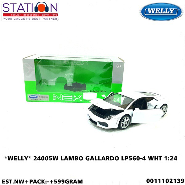 WELLY 24005W LAMBO GALLARDO LP560-4 WHITE 1-24