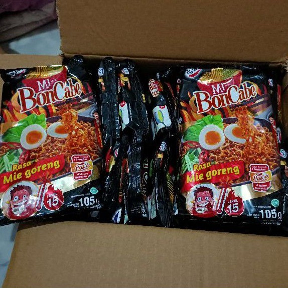 

MIE BON CABE /MI BONCABE / MIE GORENG SUPER PEDAS / MIE INSTAN HOT SPICY