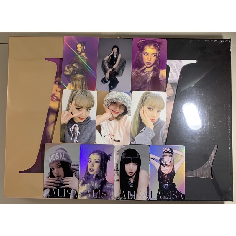 [READY STOCK] LISA SOLO ALBUM LALISA BLACK / GOLD KTOWN4U YG SELECT KNPOPS MAKESTAR