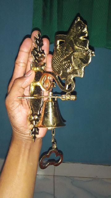 Bel Pintu Lonceng Motif Semar Kuning - Klinting Motif Semar