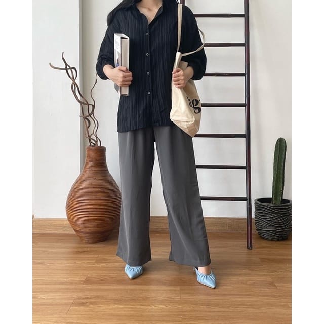 BEFAST - ZEC OOTD Kemeja WENDY / Harri LADY CRUSH Oversize Shirt / Kemeja Oversize Jumbo / Oversize Kekinian Remaja Wanita / Fashion Wanita Kerja / Kem Polos Casual / Terlaris / Trendy