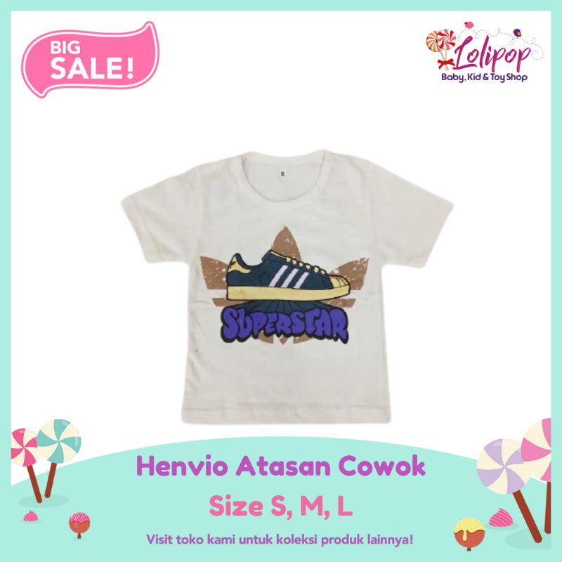 KAOS ANAK - HENVIO ATASAN KAOS COWOK