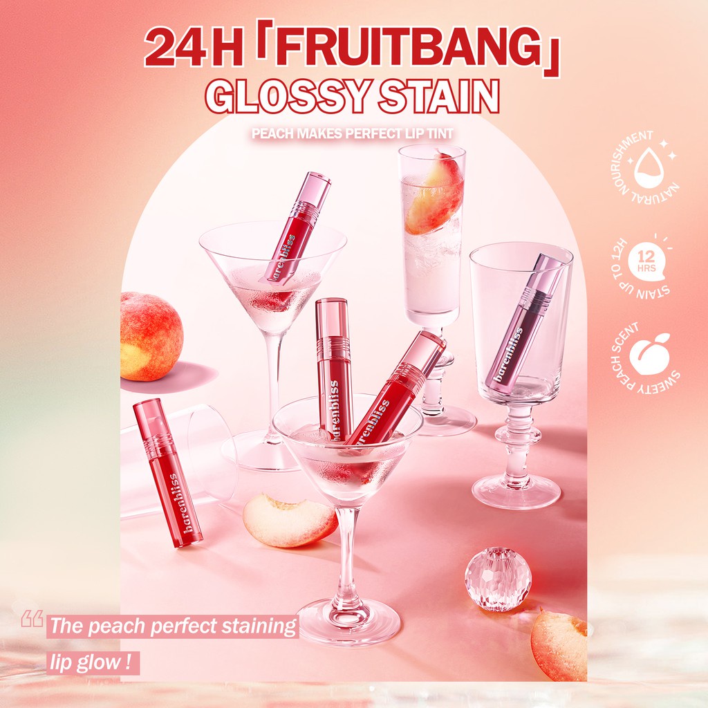 BNB Barenbliss Peach Makes Perfect Lip Tint  Liptint  Lip Color  BPOM (VH)