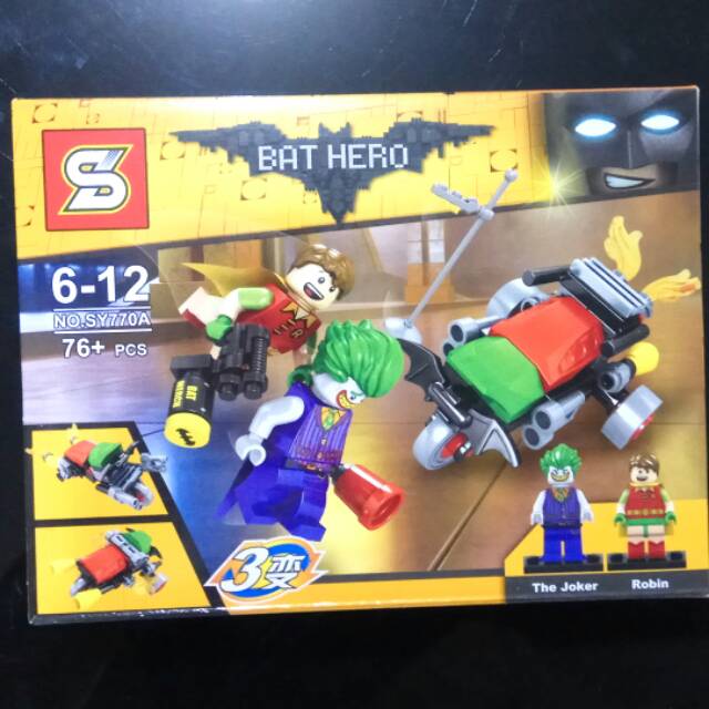 Brick Sembo Bat Hero series SY770A Joker Robin  age 6+ mainan anak