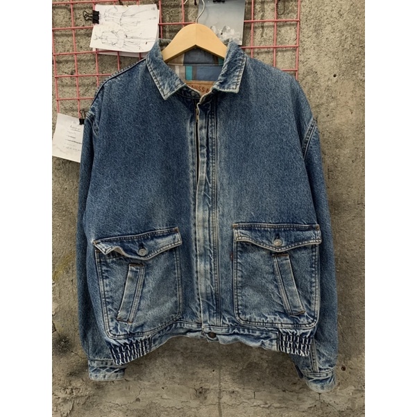 Levis 80s Flannel Lined Denim Jacket